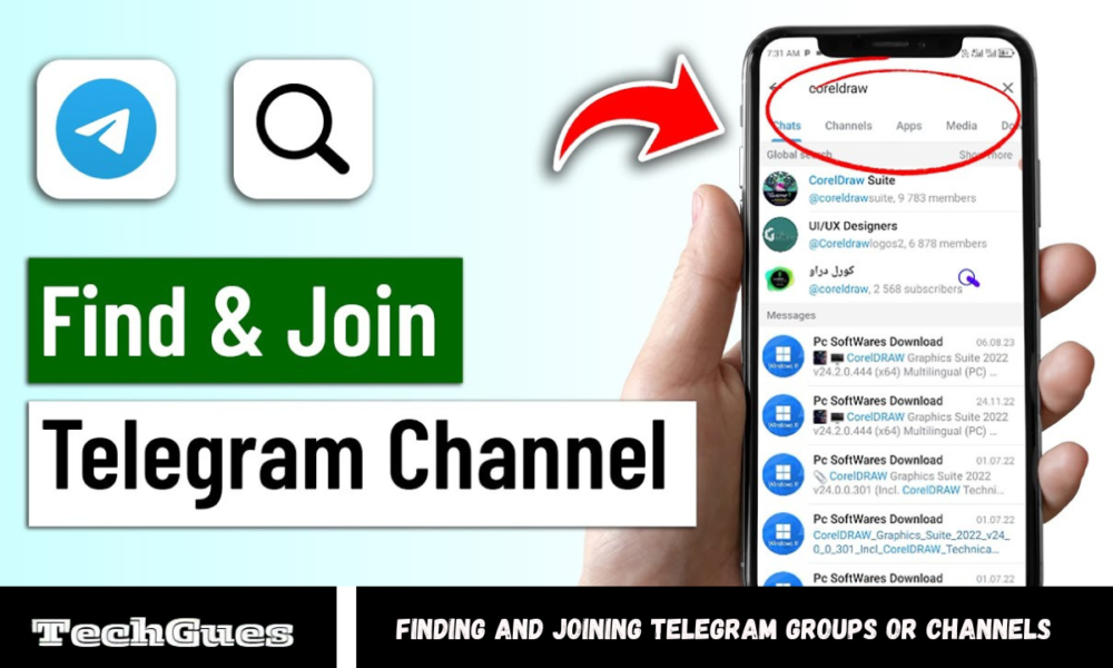 Finding and Joining Telegram Groups or Channels