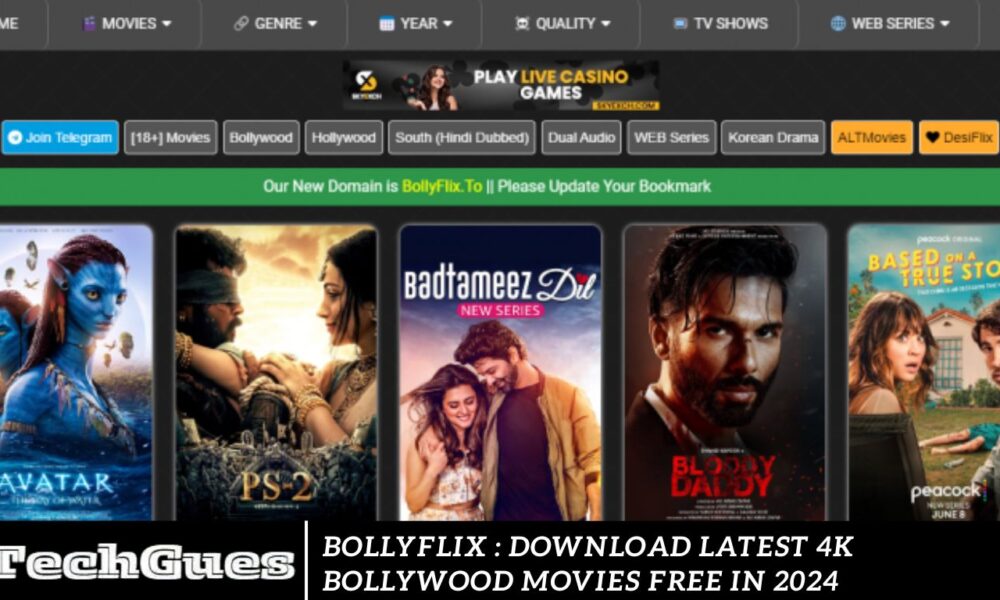Bollyflix : Download Latest 4K Bollywood Movies Free in 2024