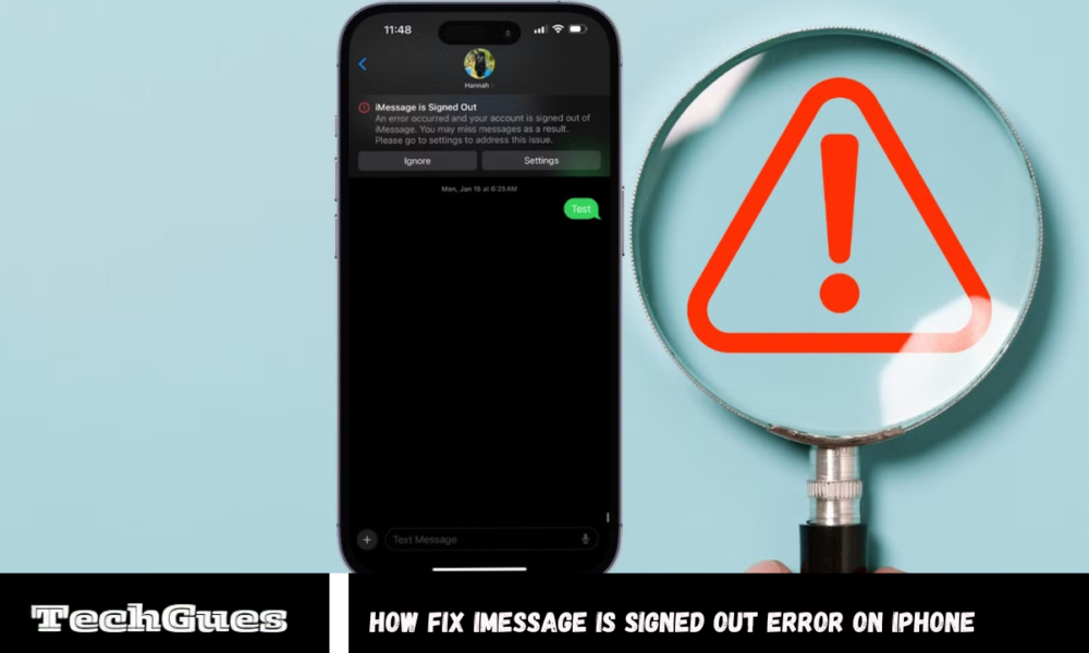 Fix iMessage is Signed Out Error on iPhone